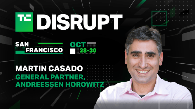 A fireside chat with Andreessen Horowitz partner Martin Casado at TechCrunch Disrupt 2024.